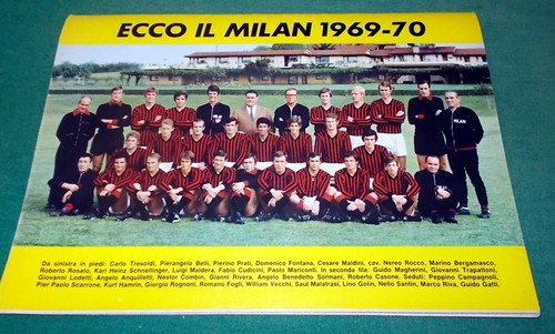FORZA MILAN anno I n. 10 MILAN 1969-70 Bibbia Derby, Milan in Coppa, Estudiantes - Imagen 2 de 6