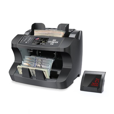 N10 Money Counter Machine Mixed Denomination Bill Value Counting for US Dollar 