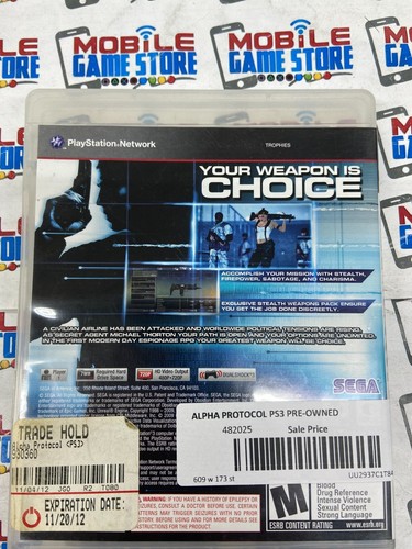 Alpha Protocol (Sony PlayStation 3, 2010) - Foto 2 di 2