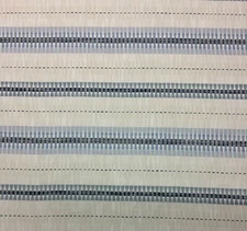BALLARD DESIGN BARBELLA RIVIERA BLUE InsideOut® STRIPED FABRIC BY YARD 54"W