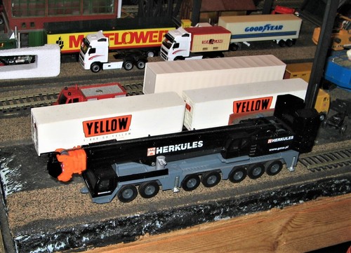 Siku 1886 Liebherr LTM1400 Hydraulic Mobile Crane - Herkules 1/87 Die-cast LN - Picture 3 of 4