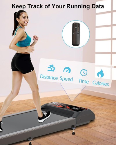 Walking Pad Treadmill with Incline, Under Desk Treadmill, Low Noise, 2.5 Hp w... - Picture 4 of 8