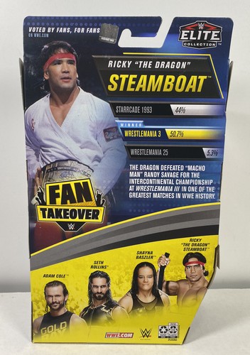 2021 WWE Elite Collection Fan Takeover Figure: RICKY “THE DRAGON” STEAMBOAT- WM3 - Picture 5 of 9