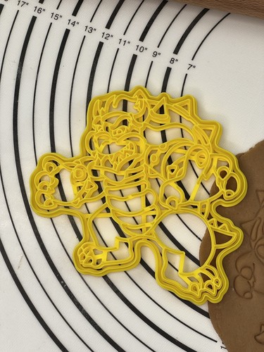 The Super Mario Bros Bowser Cookie Cutter & Mold Produced by 3D Kitchen Art - Picture 8 of 11