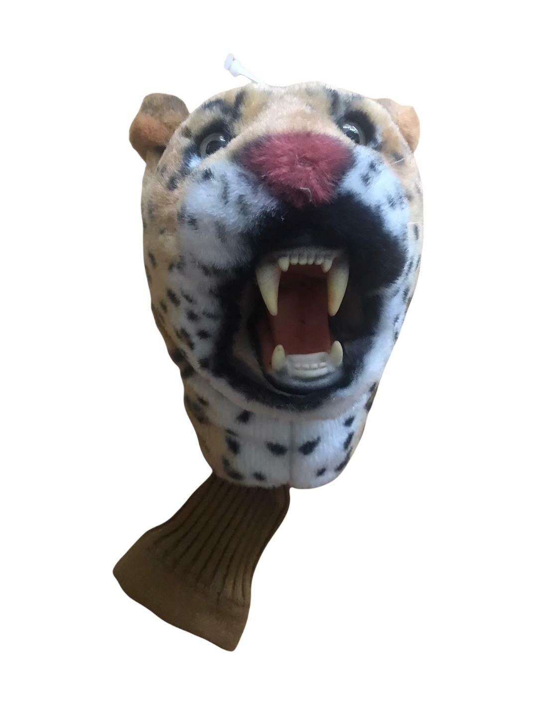 BRAND FUSION WILDLIFE COLLECTION GOLF DRIVER HEADCOVER. BNWT. LEOPARD.
