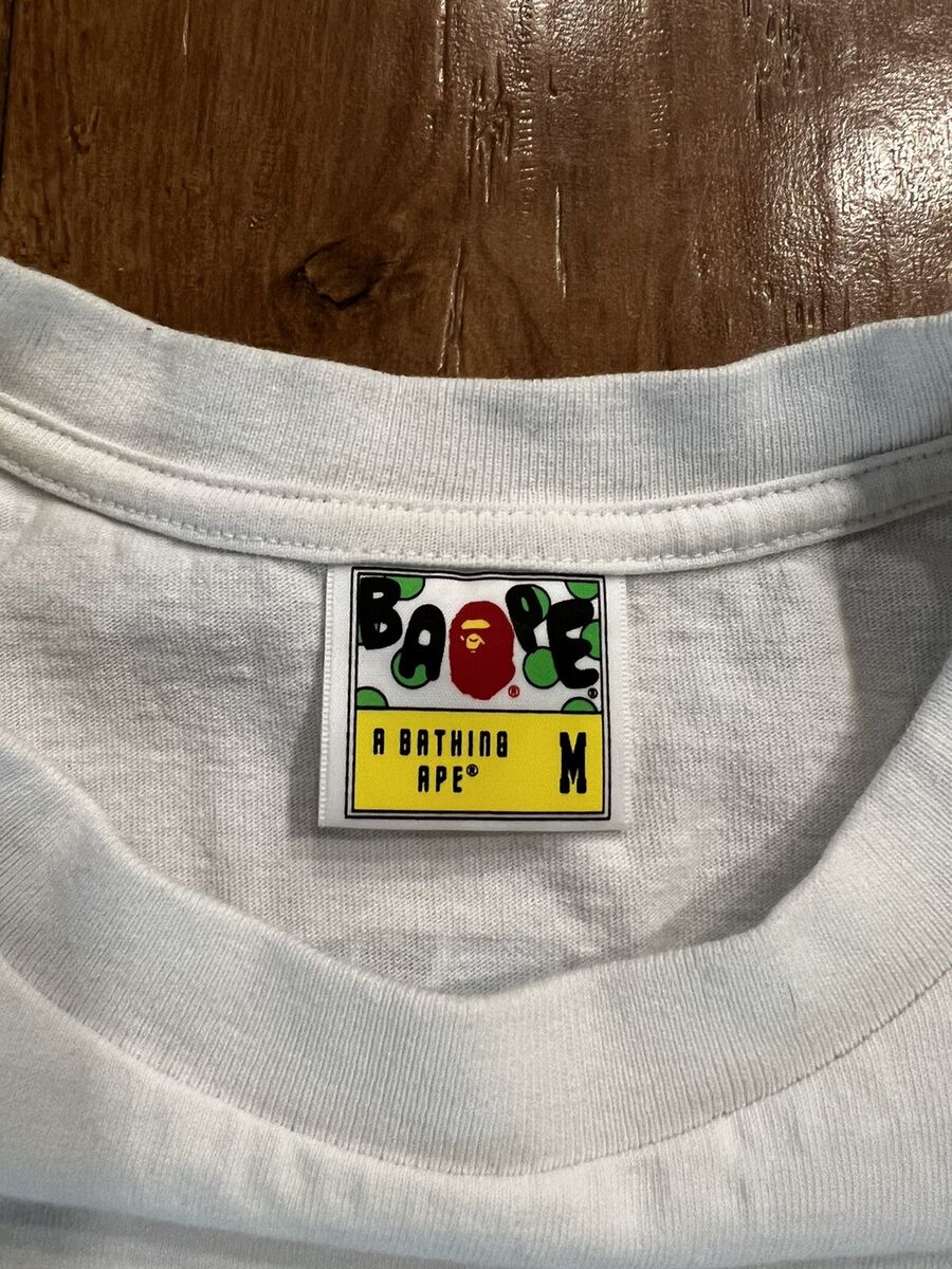 Vintage BAPE A Bathing Ape “Ape Shall Never Kill Ape”White T Vintage BAPE A Bathing Ape “Ape Shall Never Kill Ape”White T
