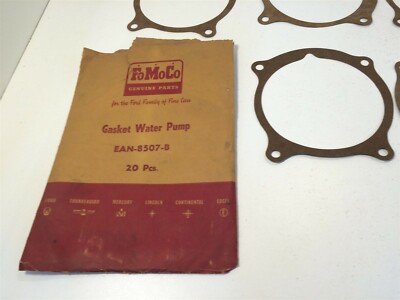 (1) Vintage OEM Ford FoMoCo EAN-8507-B Gasket Water Pump EAN8507B