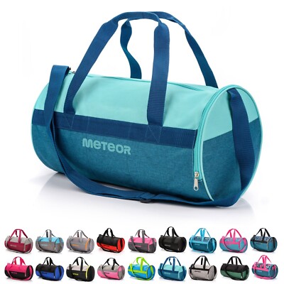Runde Sporttasche Reisetasche Badetasche Damen Herren mit Schuhfach Fleugzeug  
