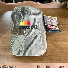 NEW~”Benz Oil” Realtree Camouflage Hat/Cap Adjustable Hook And Loop Closure