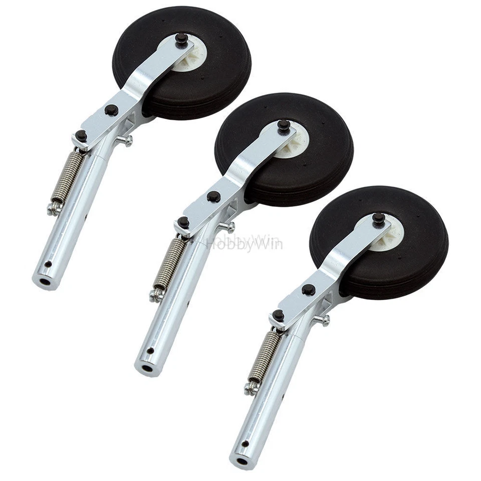 3PCS 140x4mm Aluminum Spring Struts Landing Gear for RC Model Warbird Airplane - Image 3 of 4