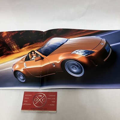 Nissan Fairlady Z Roadster Brochure JDM Catalog Rare Z33 350Z