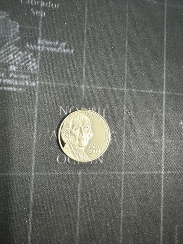 2014 S Proof Jefferson Nickel aus Proof Set mit kostenlosem Versand - Bild 3 von 5