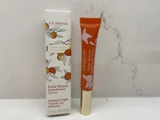 Clarins Instant Light Natural Lip Perfector #14 Juicy Mandarin NIB