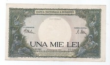 ROMANIA 1000 LEI 1941 PICK 52 LOOK SCANS