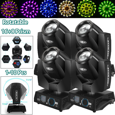 230W 7R Beam Moving Head Zoom DMX Bühnenbeleuchtung 16+8 Prisma DJ Scheinwerfer