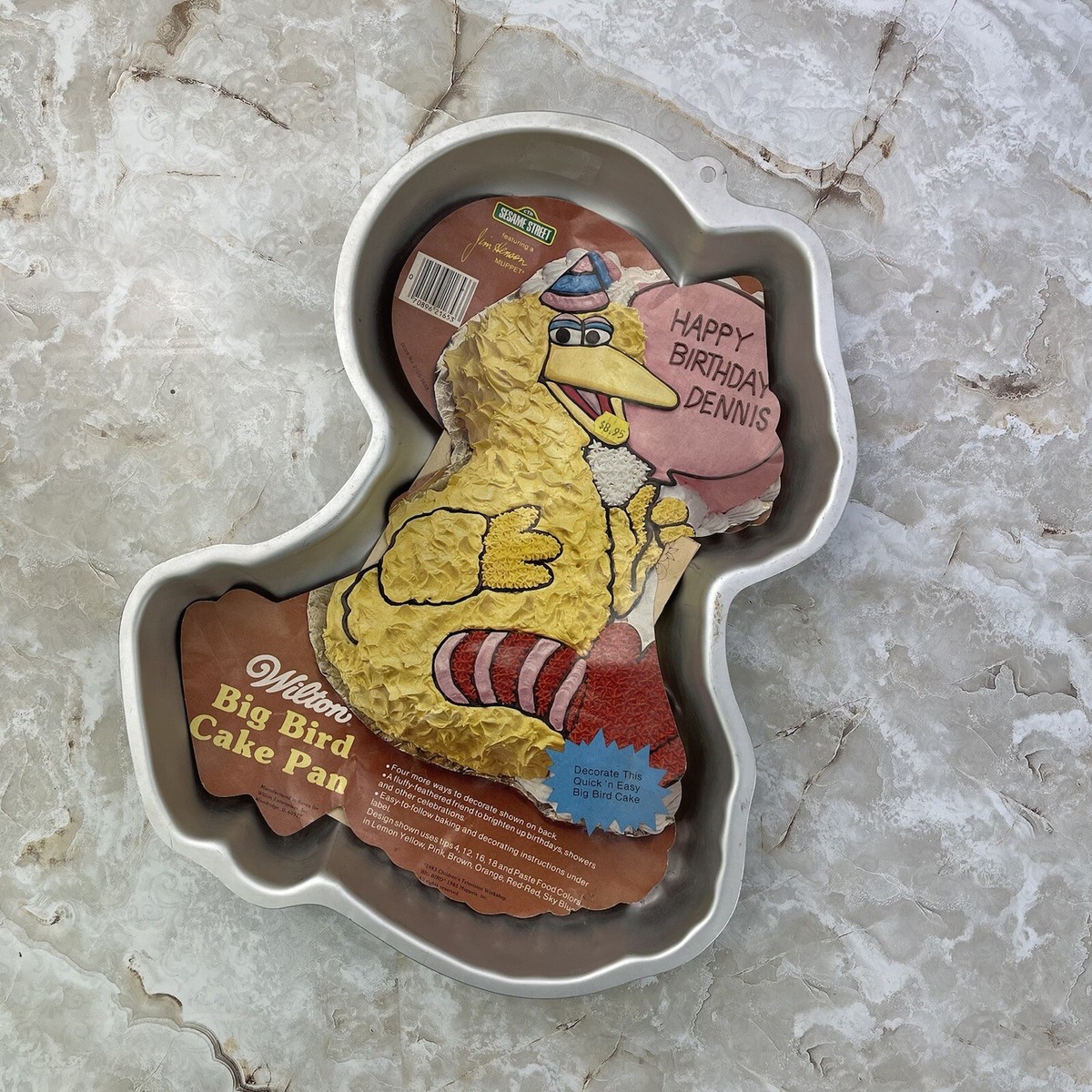 Wilton Big Bird Sesame Street Cake Pan 1983 Baking and Decorating