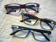 Men's Reading Glasses 1.25 ~ 6.00 Extra Strength Flex Arm Women's Readers R444