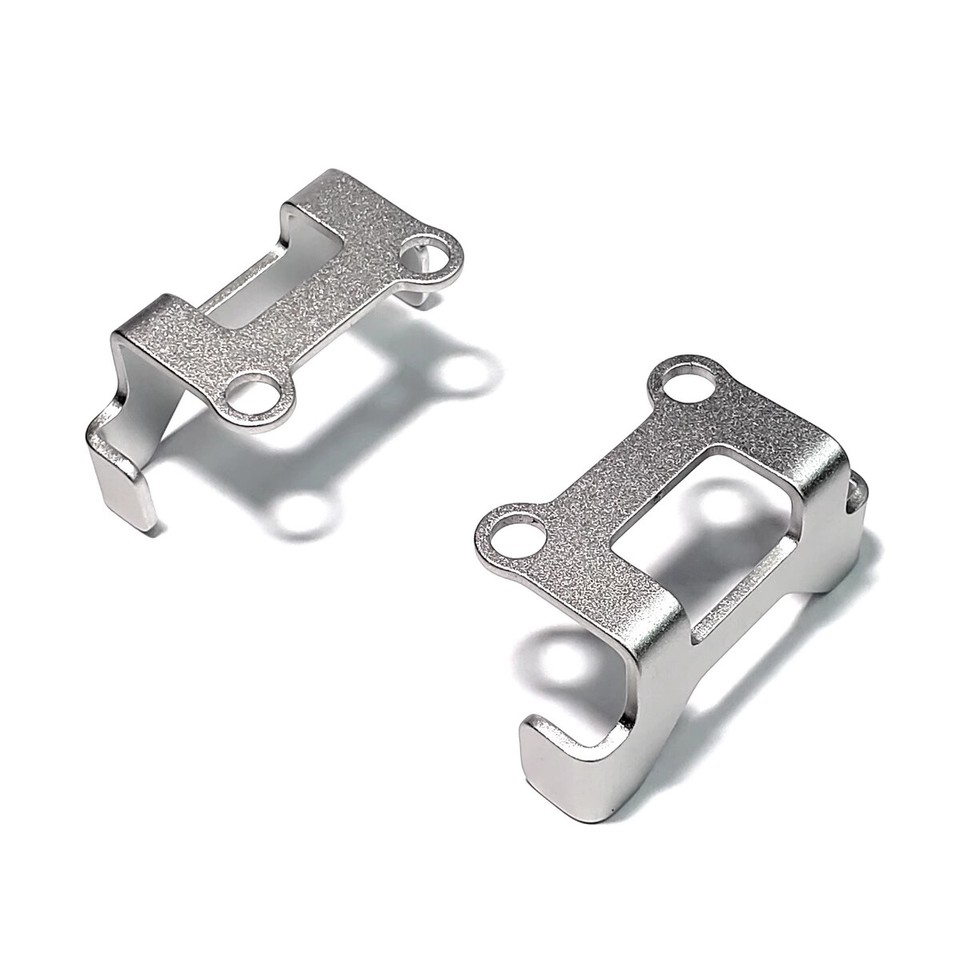 Silver Aluminum Upgrade Shocks & Bumper Set For Tamiya Hotshot, Super Hotshot, Bigwig & Boomerang RC Cars-582377