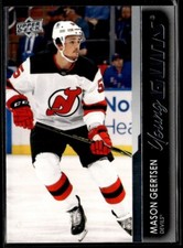 2021-22 UD Young guns YG RC Mason Geertsen Rookie #470