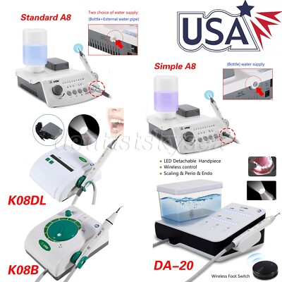 Dental Ultrasonic Piezo Scaler Handpiece (Bottle) Fit EMS Cavitron Woodpecker