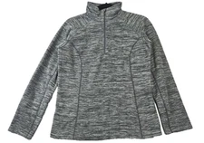 Mountain Hardwear Women’s Small 1/4 Zip Fleece Jacket Gray Hiking Outdoor Skiing