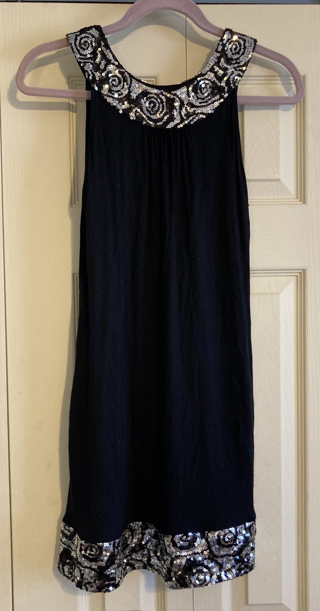 Express Womens Black Tunic Tank Dress Sequins Size Small | eBay Express Womens Black Tunic Tank Dress Sequins Size Small | eBay