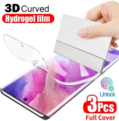 3X SAMSUNG GALAXY S24 S23 S22 S21 Plus+ Ultra PANZERFOLIE HYDROGEL DISPLAYSCHUTZ - Bild 1 von 4
