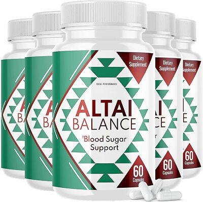 #ad #ad Altai Balance Blood Sugar Support Pills 300 Capsules 5 Pack $49.95