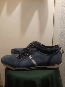 kenneth cole blue suede shoes