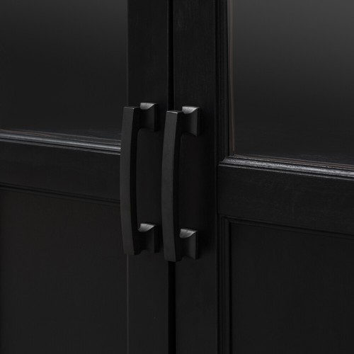 Modern Sideboard Buffet Storage Cabinet Table with Adjustable Shelf & Four-door - Picture 11 of 23