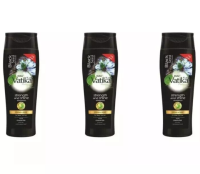 3 Packs X 360ml Vatika Complete Hair care shampoo Naturals Turkish