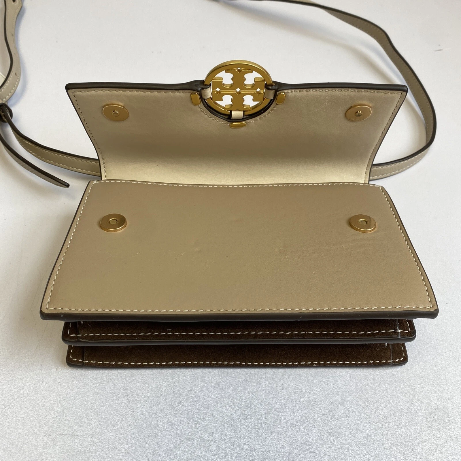 Borsa a tracolla tracolla Tory Burch Mini Miller Colorblock