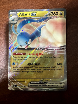 Pokémon Card - Altaria ex 140/182 Alt Art - Paradox Rift | eBay