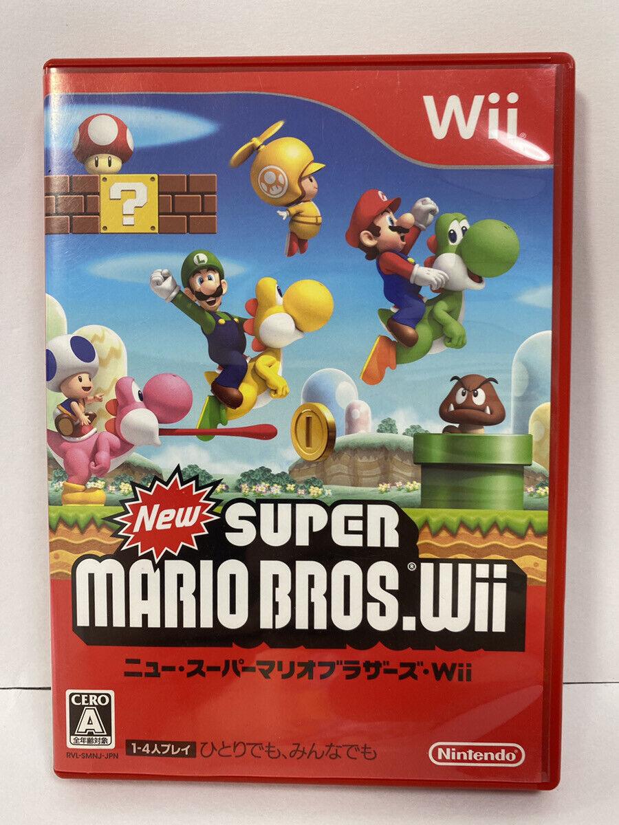 Nintendo Wii New Super Mario Bros. Wii Normal Edition Japanese game software