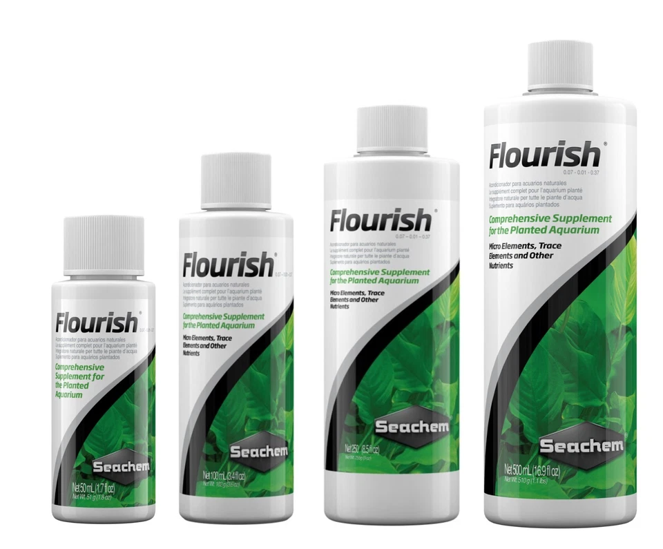 Seachem Flourish Planted Aquarium Supplement Micro Trace Elements Nutrients Fish