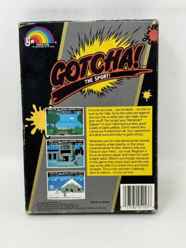 NES Nintendo - Gotcha! The Sport - CIB Complete in Box / Tested (LJN, 1987) - Picture 3 of 11