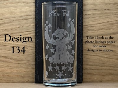 Disney beliebiger Name graviertes & personalisiertes Highballglas mit oder ohne Geschenkbox