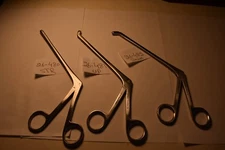 3 PCS CLOWARD PITUITARY RONGUERS 6 X 10 MM CUP 6" SHANKS TIP  STR  & UP & DOWN