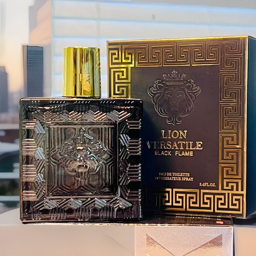 perfume for men LOIN VERSATILE Black Flame 3.4fl.oz long lasting natural spray - Picture 4 of 7