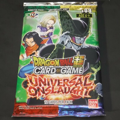 Dragon Ball Super Card Game Universal Onslaught Booster Pack Factory Sealed  | eBay