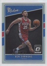 2016-17 Panini Donruss Optic The Rookies Holo Silver Prizm Ben Simmons #2 0qd1