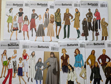 Butterick Sewing Patterns NEW UNCUT Gilets Jackets Coats Skirts US Sizing