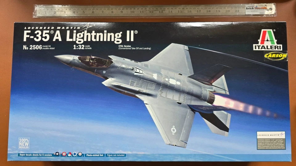 ITALERI No 2506 F-35A Lightning II, 1:32 - Neu