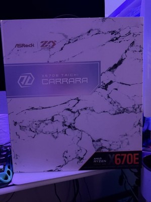 ASRock X670E Taichi Carrara AM5 Motherboard AMD DDR5 EATX + Ryzen 9 7900x3d