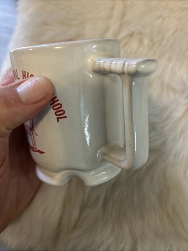 Cl Frankoma Pottery Tulsa Oklahoma Central High School Coffee Cup Collectable - Picture 4 of 9