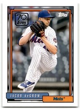 2021 Topps Update #70YT-42 Jacob deGrom 70 Years of Topps Baseball New York Mets