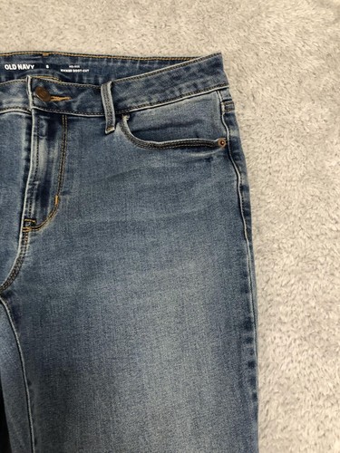 Old Navy Jeans Womens Size 8 Short (30x30) Kicker Bootcut Mid Rise Blue Denim - Picture 4 of 15