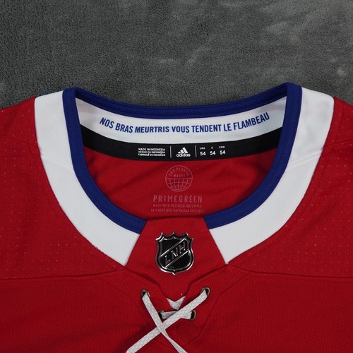 Montreal Canadiens Jersey Mens 54 Red Blue NHL Hockey Primegreen Adidas New Tags - Picture 3 of 16