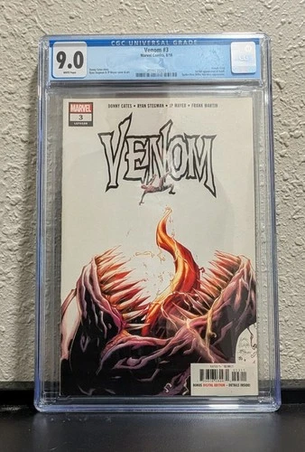 Venom #3 (2018) CGC 9.0 [VF/NM] White Pages – 1st Full Knull