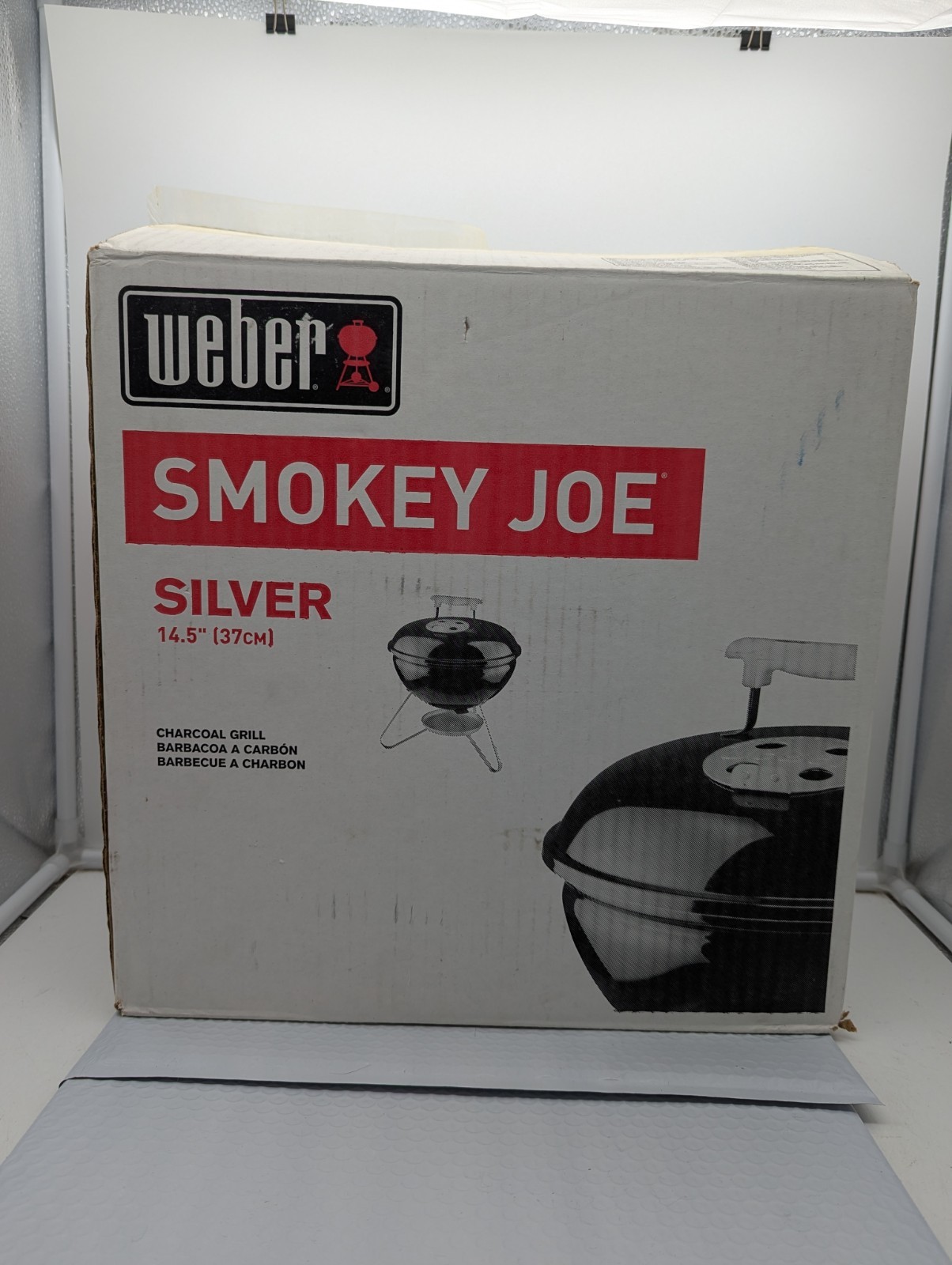 NEW IN BOX Weber Smokey Joe 10020 Portable Charcoal Grill 14
